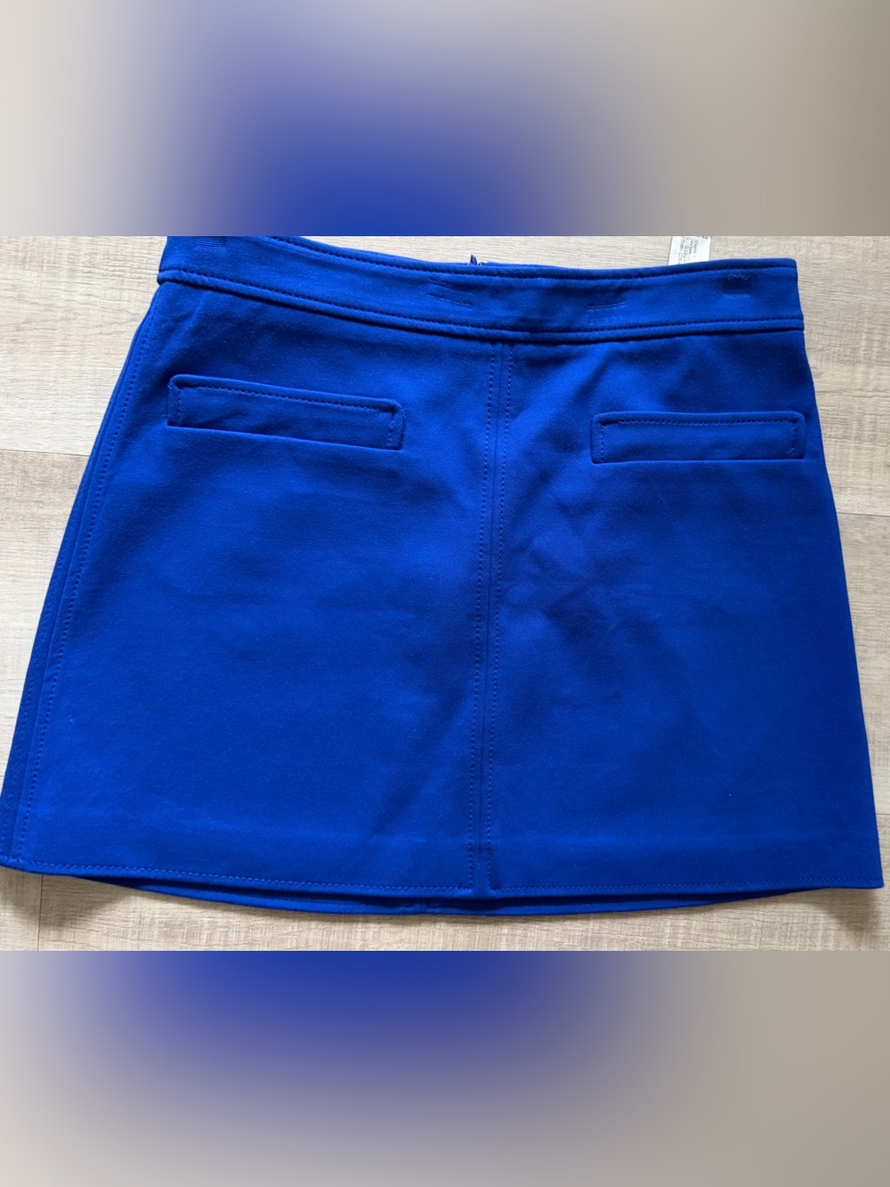 Zara Royal Blue Flat-Front Men's Shorts